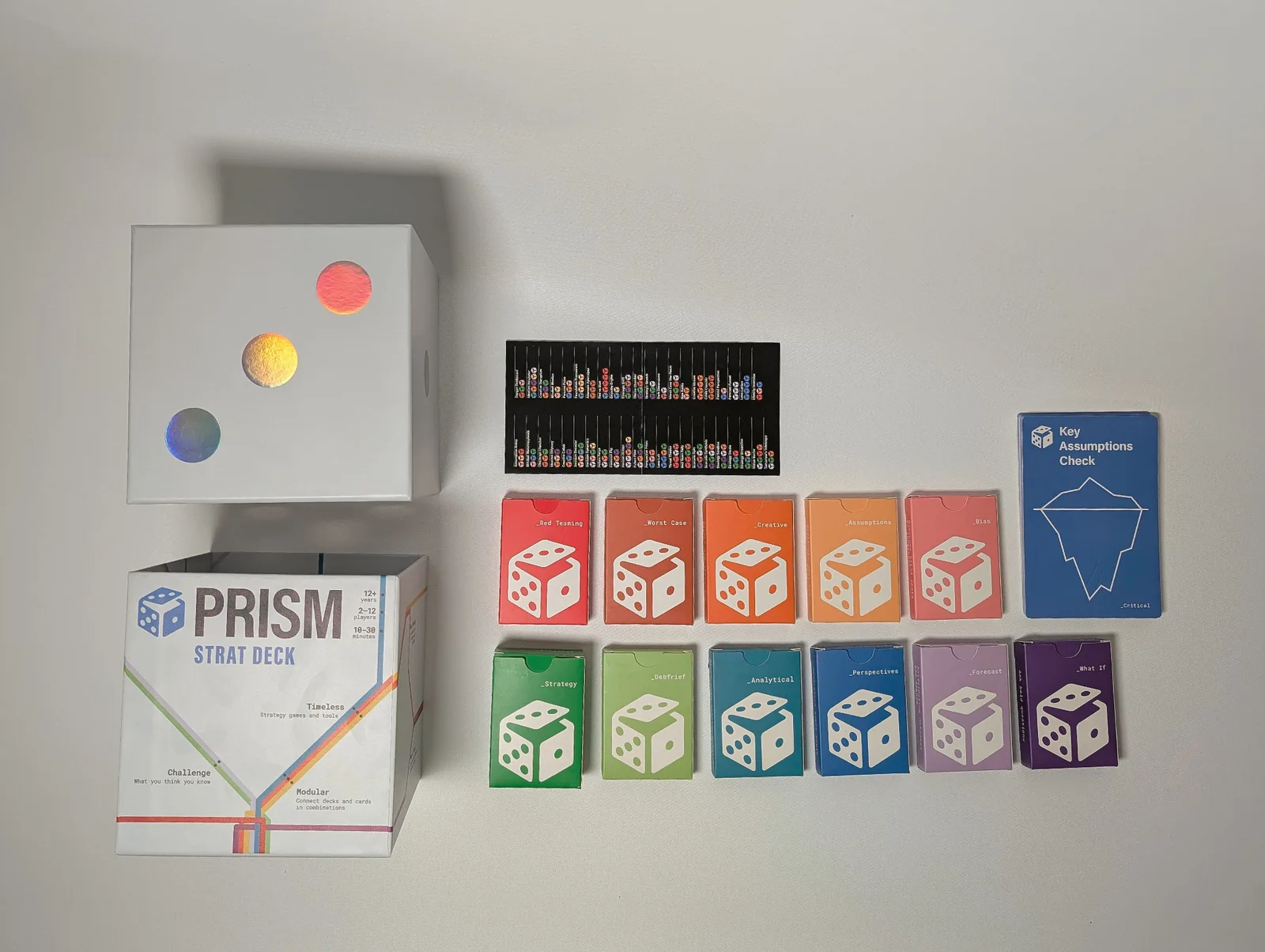 PRISM box set packaging showing the metro-map design
